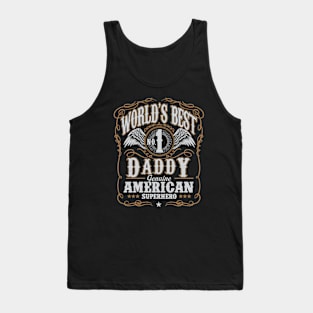 World's Best Daddy Birthday Gifts Father's day Gift Tank Top